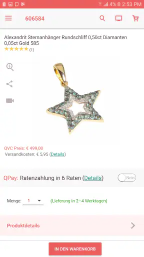 QVC (Deutschland) screenshot