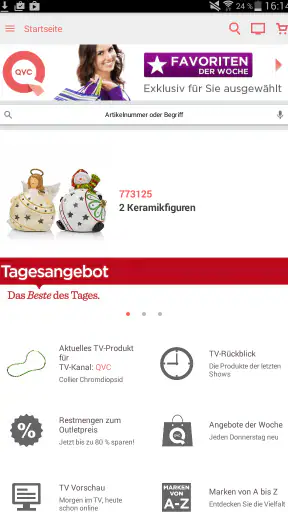 QVC (Deutschland) screenshot