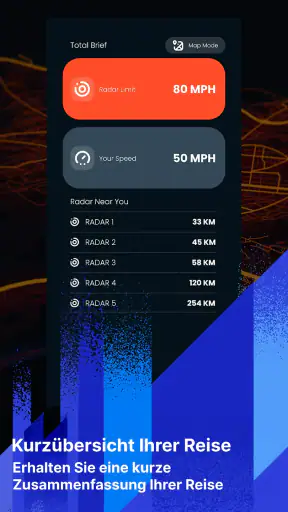 Radar, GPS & Tachometer screenshot