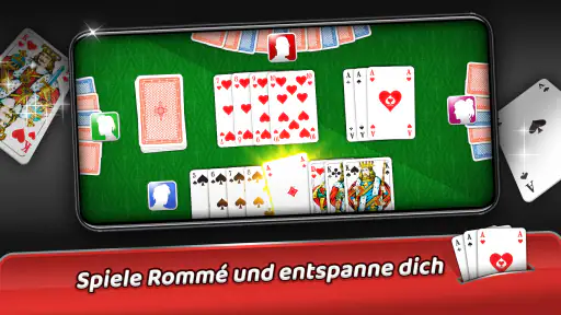 Rommé - Karten spielen offline screenshot