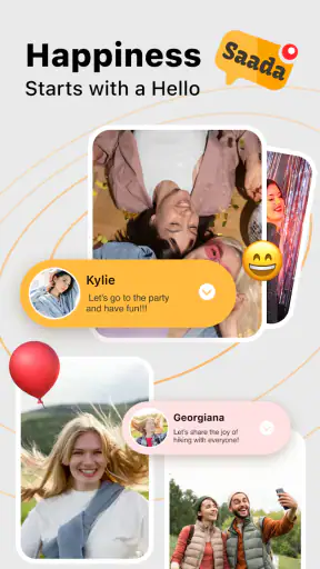 Saada : Live-Stream & Chat-App screenshot