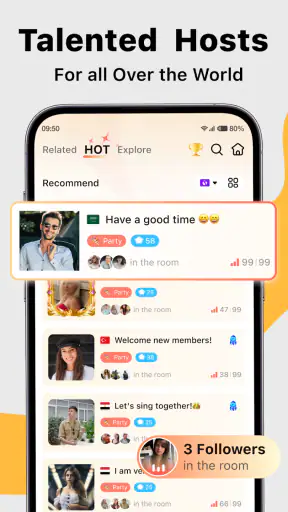 Saada : Live-Stream & Chat-App screenshot