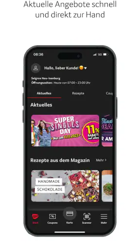 Selgros Deutschland screenshot