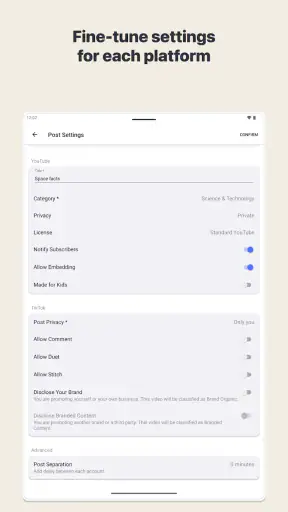 Smart Post: Post Scheduler screenshot