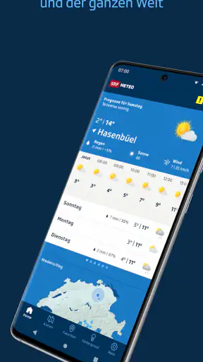 SRF Meteo - Wetter Schweiz screenshot