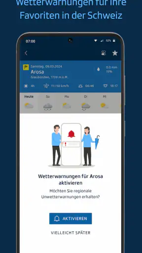 SRF Meteo - Wetter Schweiz screenshot