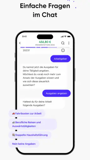 Steuerbot: Steuererklärung App screenshot