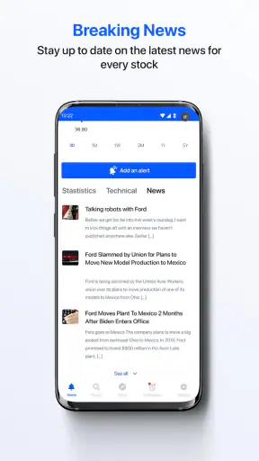 Stock Alarm - Alerts, Tracker screenshot