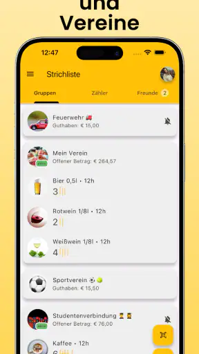 Strichliste - Getränke Zähler screenshot