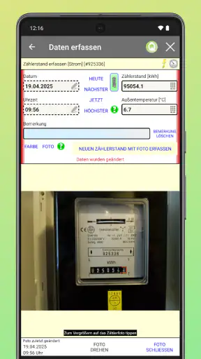 Strom & Zählerverwaltung screenshot