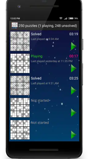 Sudoku ohne Werbung offline screenshot