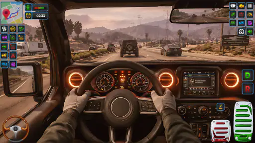 SUV Jeep fahren 4x4 Simulation screenshot