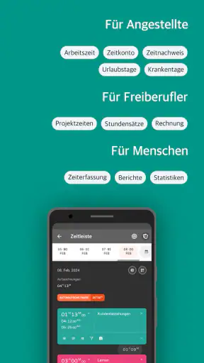 Swipetimes › Zeiterfassung screenshot