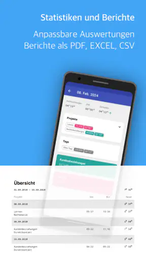 Swipetimes › Zeiterfassung screenshot