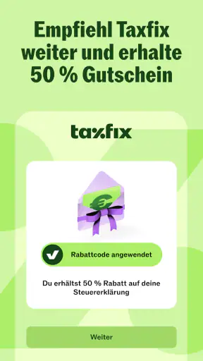 Taxfix: Online Steuererklärung screenshot