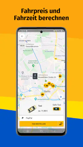 taxi.eu - Taxi-App für Europa screenshot