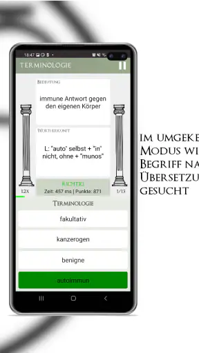 Terminologie - Med. Begriffe screenshot