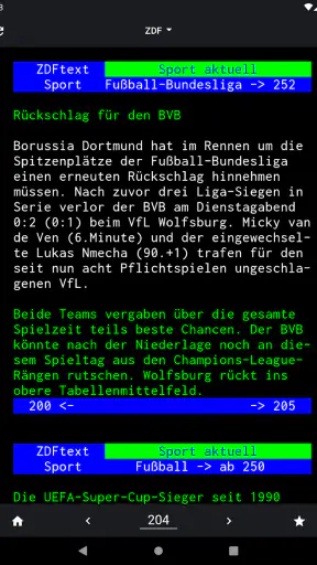 TextTV – Teletext Deutschland screenshot