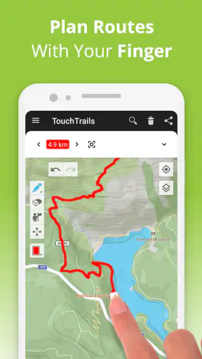 TouchTrails: Routenplaner screenshot