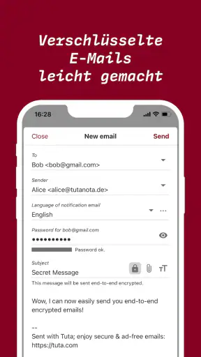 Tuta Mail: Secure Email screenshot