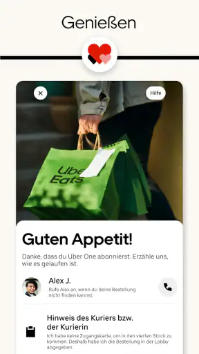 Uber Eats: Essenslieferung screenshot