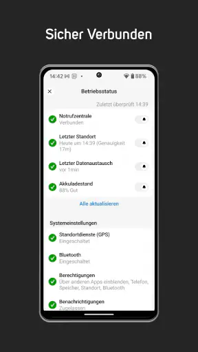 Uepaa – Alleinarbeiterschutz screenshot