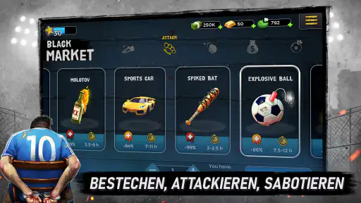 Underworld Fussballmanager screenshot