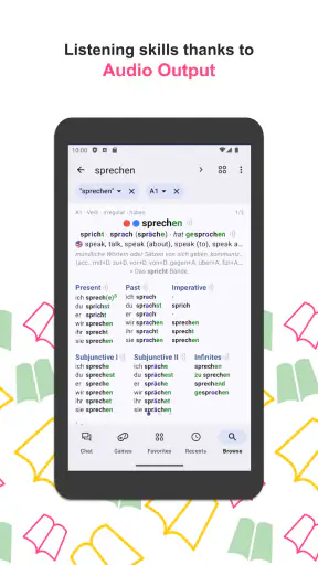 Verben Deutsches Wörterbuch screenshot