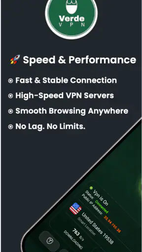 Verde VPN screenshot