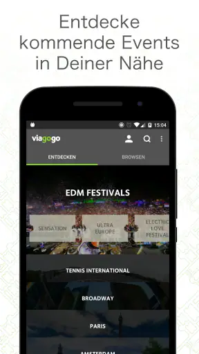 viagogo Tickets screenshot