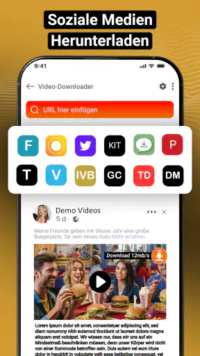 Video Downloader - VDownloader screenshot