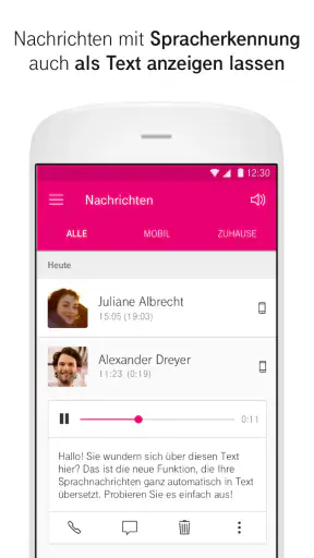 Voicemail screenshot