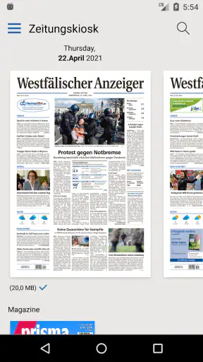 WA ePaper screenshot