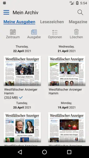 WA ePaper screenshot