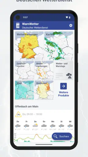 WarnWetter screenshot