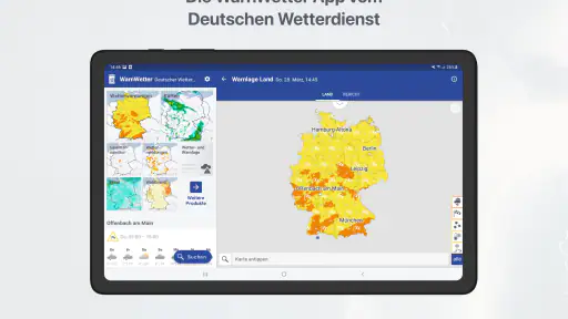 WarnWetter screenshot