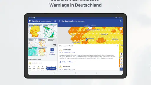 WarnWetter screenshot