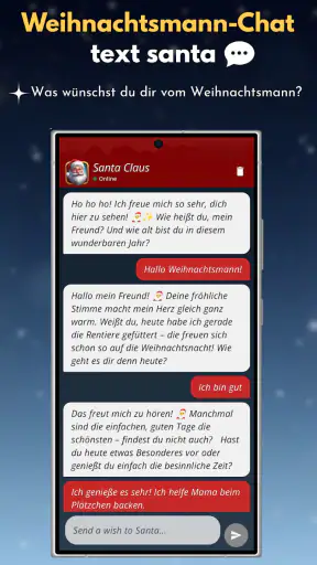 Weihnachtsmann Anrufen Deutsch screenshot