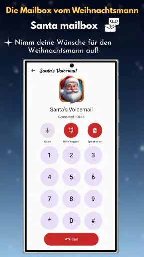 Weihnachtsmann Anrufen Deutsch screenshot