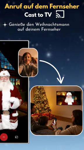 Weihnachtsmann Anrufen Deutsch screenshot