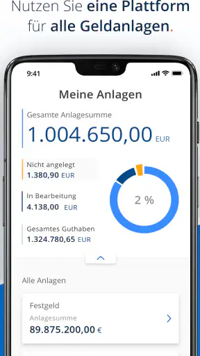 Raisin: Fest-, Tagesgeld, ETFs screenshot