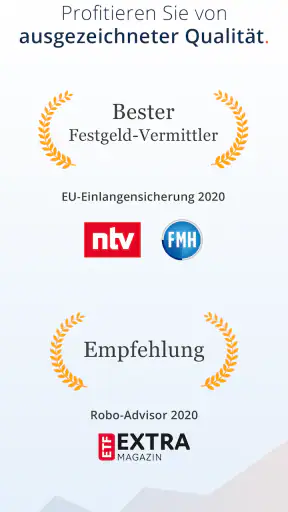 Raisin: Fest-, Tagesgeld, ETFs screenshot