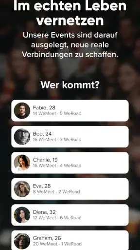 WeMeet by WeRoad screenshot