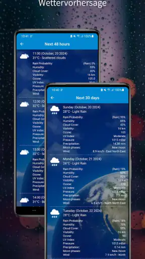 Wettervorhersage (Radarkarte) screenshot