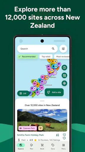 WikiCamps New Zealand screenshot
