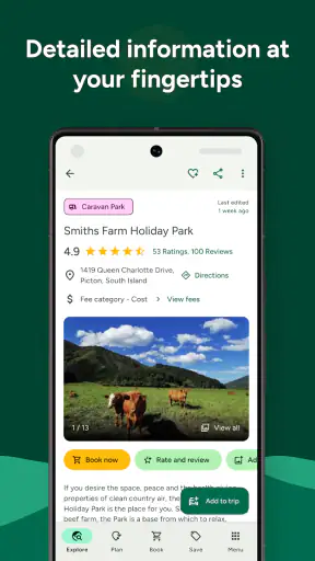 WikiCamps New Zealand screenshot