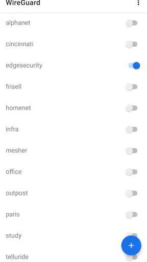 WireGuard screenshot
