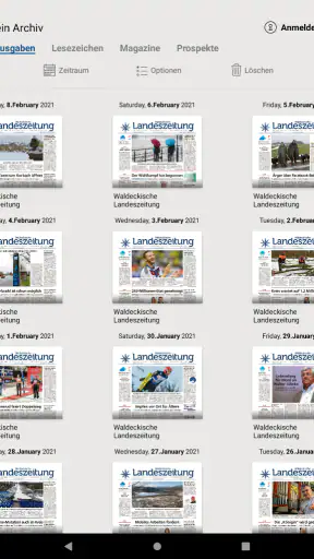 WLZ ePaper screenshot