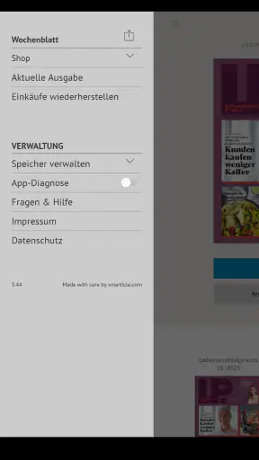 Wochenblatt LWB screenshot
