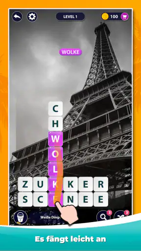 Word Surf - Ein Wortspiel screenshot